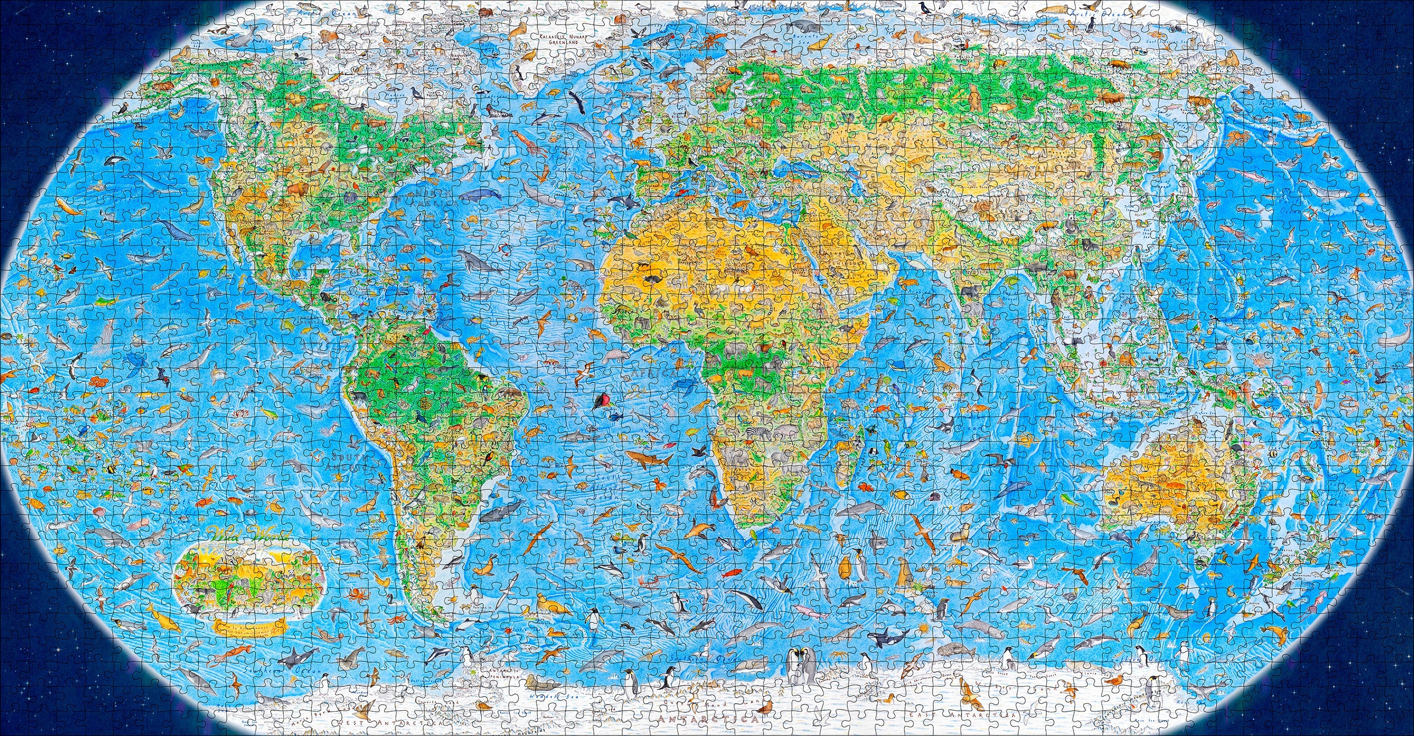 Wild World by Anton Thomas – 1500 Piece Jigsaw Puzzle (Pomegranate)