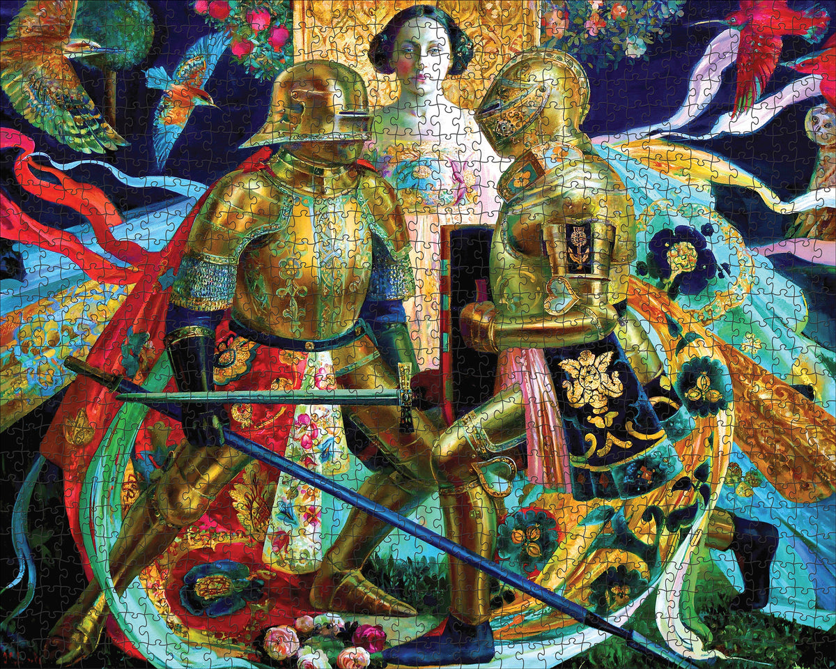 Made up: The Duel by Olga Suvorova – 1000 Piece Jigsaw Puzzle (Pomegranate)