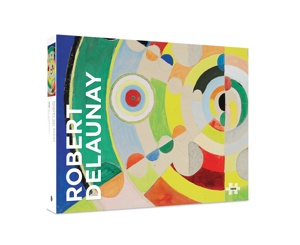 Box, turned right: Relief-Disques by Robert Delaunay – 1000 Piece Jigsaw Puzzle (Pomegranate)