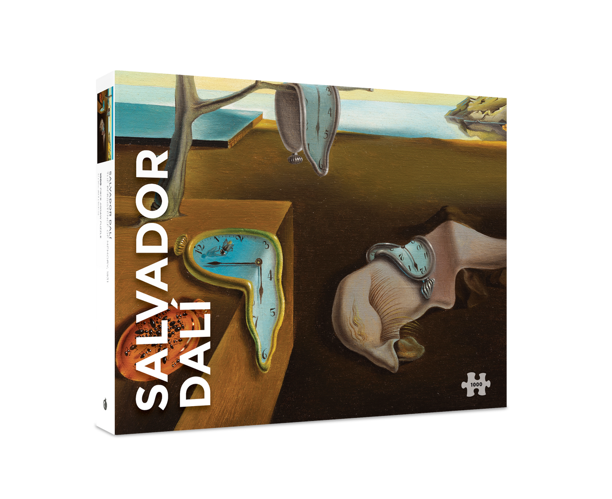 Box, turned right: The Persistence of Memory by Salvador Dalí – 1000 Piece Jigsaw Puzzle (Pomegranate)