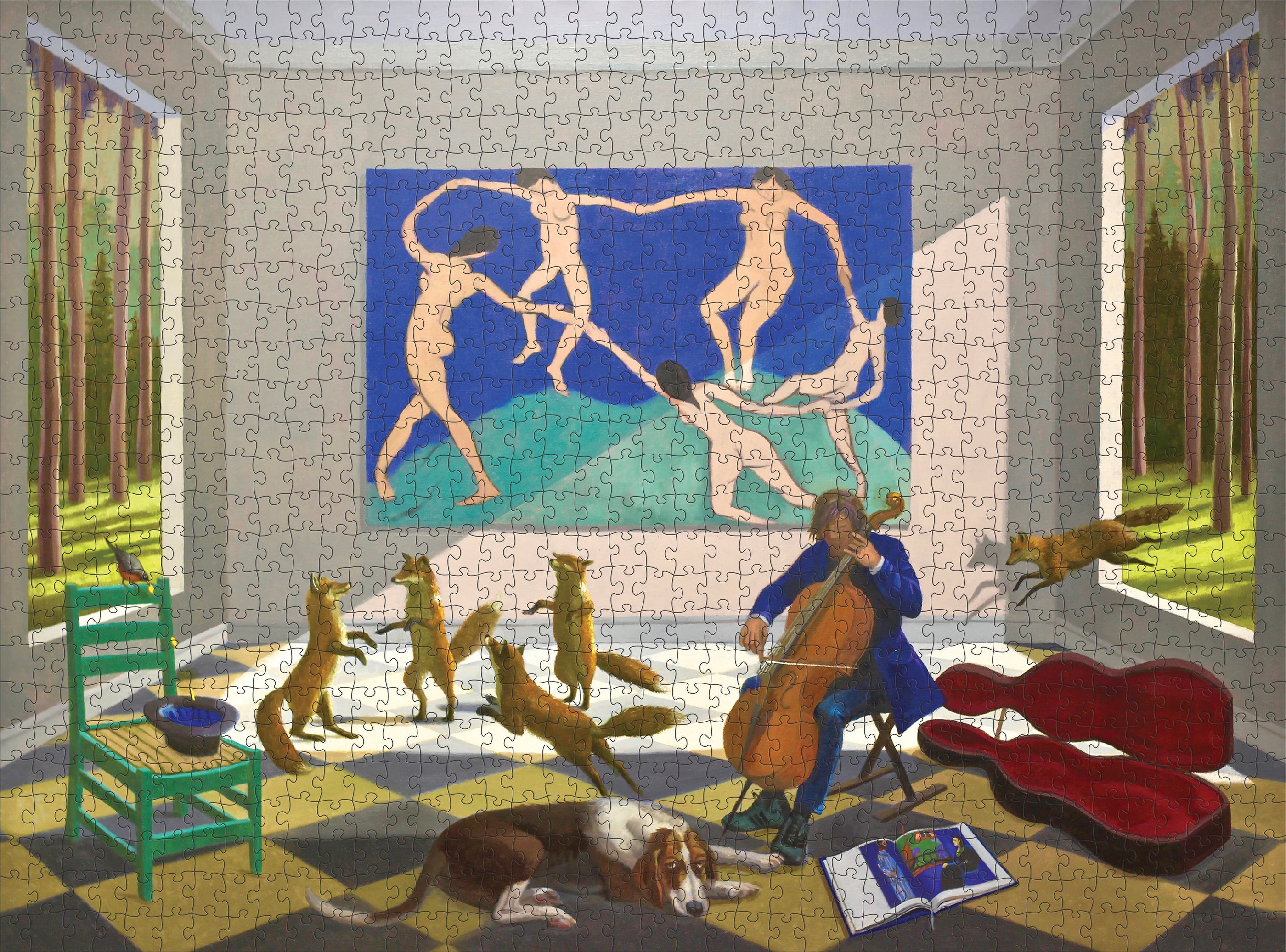 Dance by Kathryn Freeman – 1000 Piece Jigsaw Puzzle (Pomegranate)