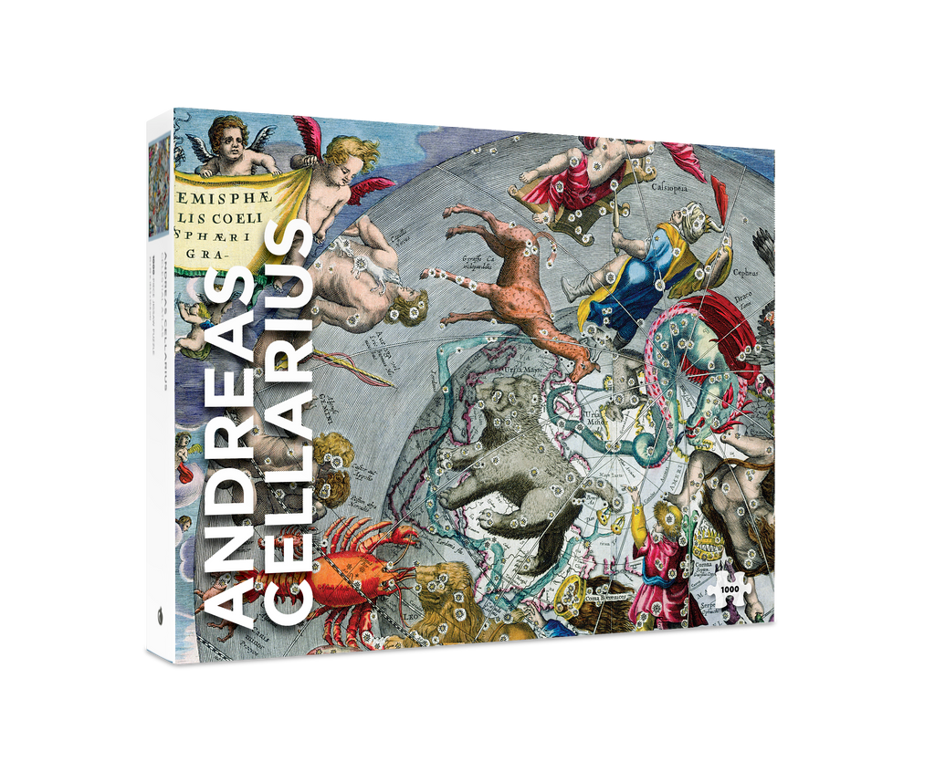 Celestial Atlas by Andreas Cellarius – 1000 Piece Jigsaw Puzzle (Pomegranate)