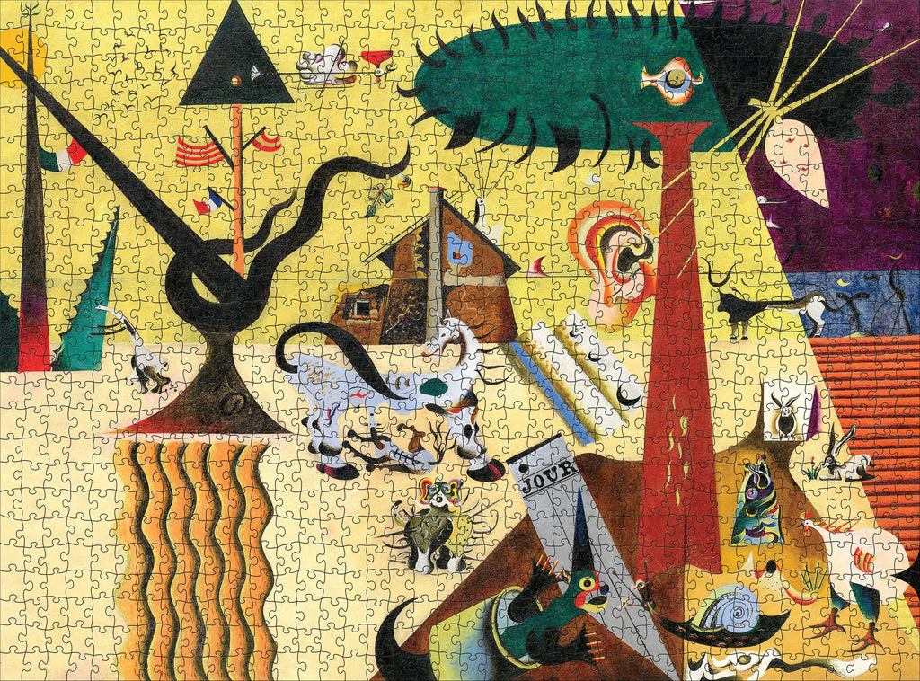 The Tilled Field by Joan Miró – 1000 Piece Jigsaw Puzzle (Pomegranate)