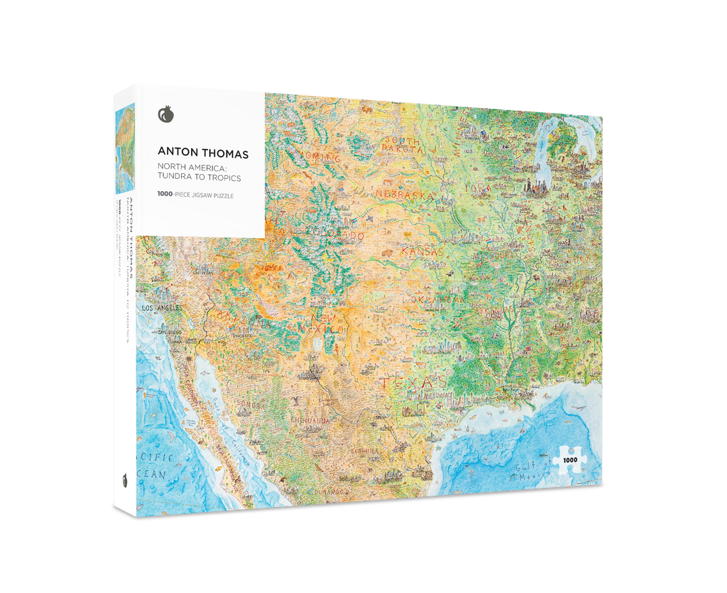 North America: Tundra to Tropics by Anton Thomas – 1000 Piece Jigsaw Puzzle (Pomegranate)
