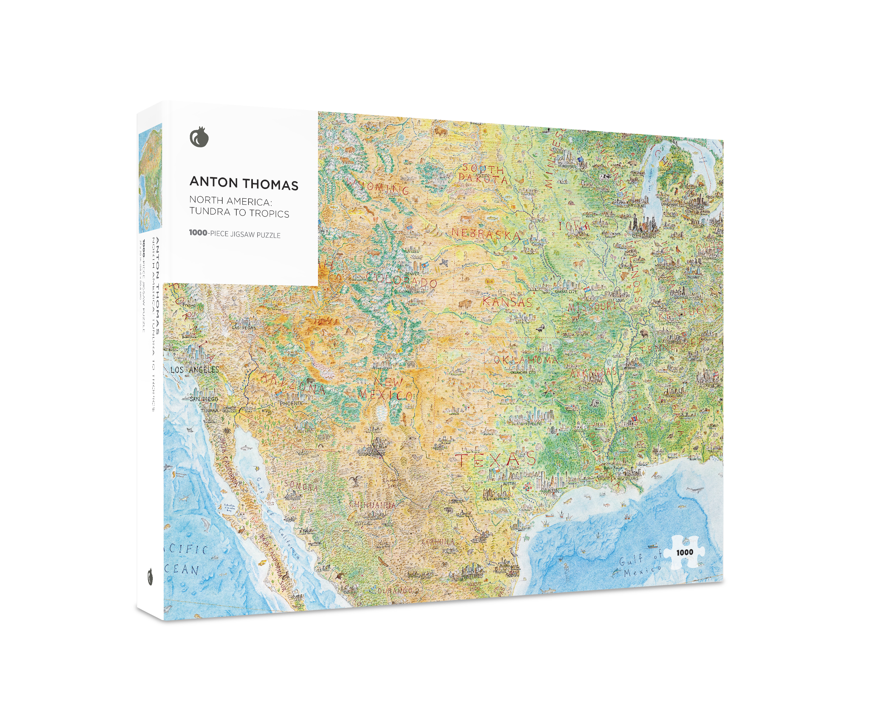 North America: Tundra to Tropics by Anton Thomas – 1000 Piece Jigsaw Puzzle (Pomegranate)