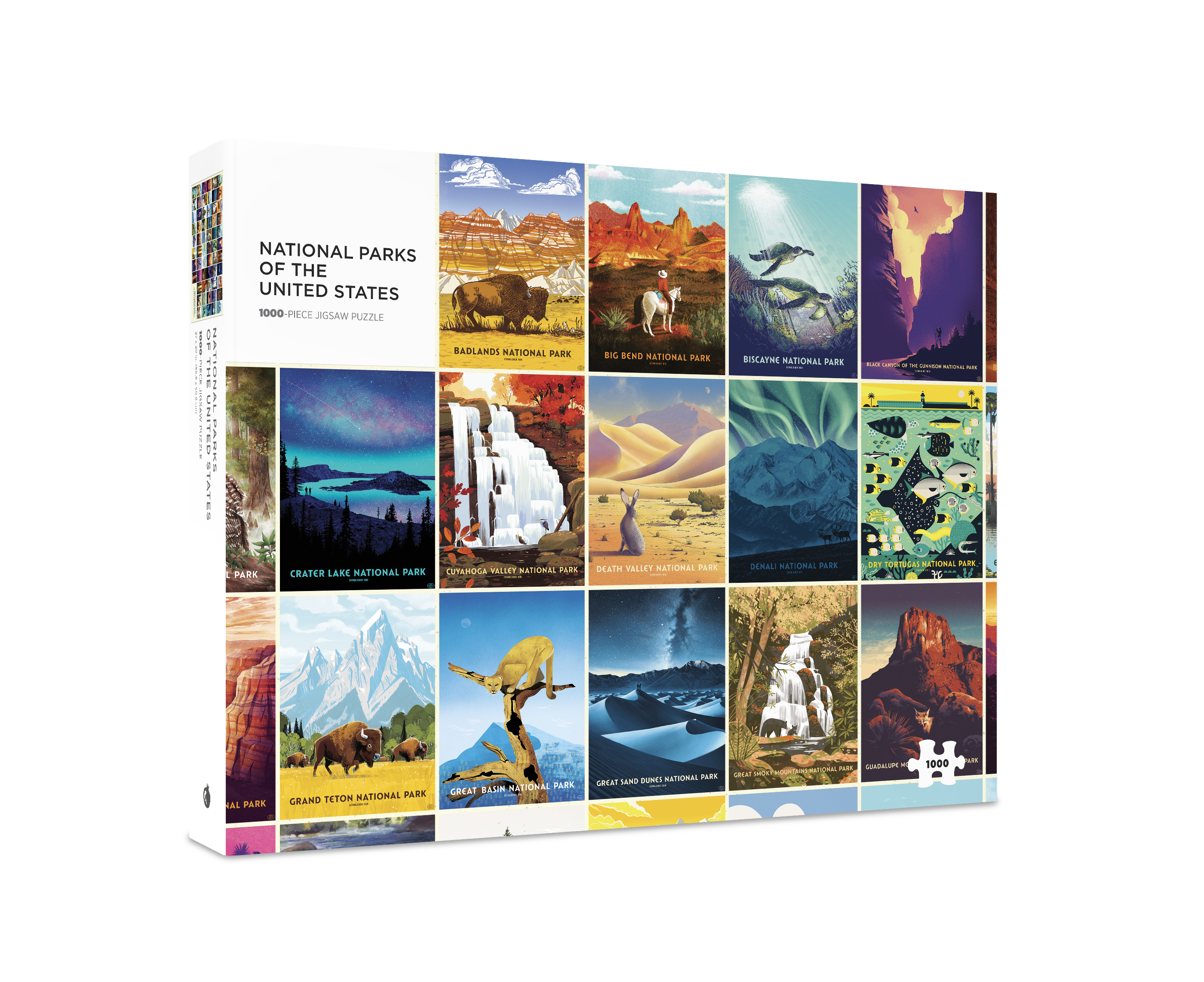 National Parks of the United States – 1000 Piece Jigsaw Puzzle (Pomegranate)