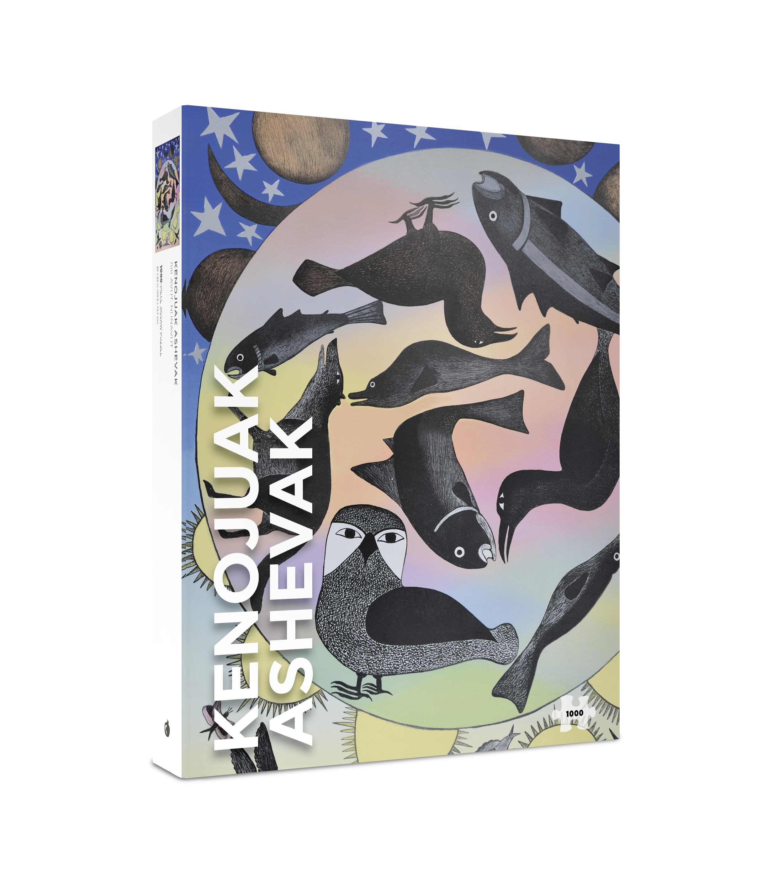 Siilavut, Nunavut by Kenojuak Ashevak – 1000 Piece Jigsaw Puzzle (Pomegranate)
