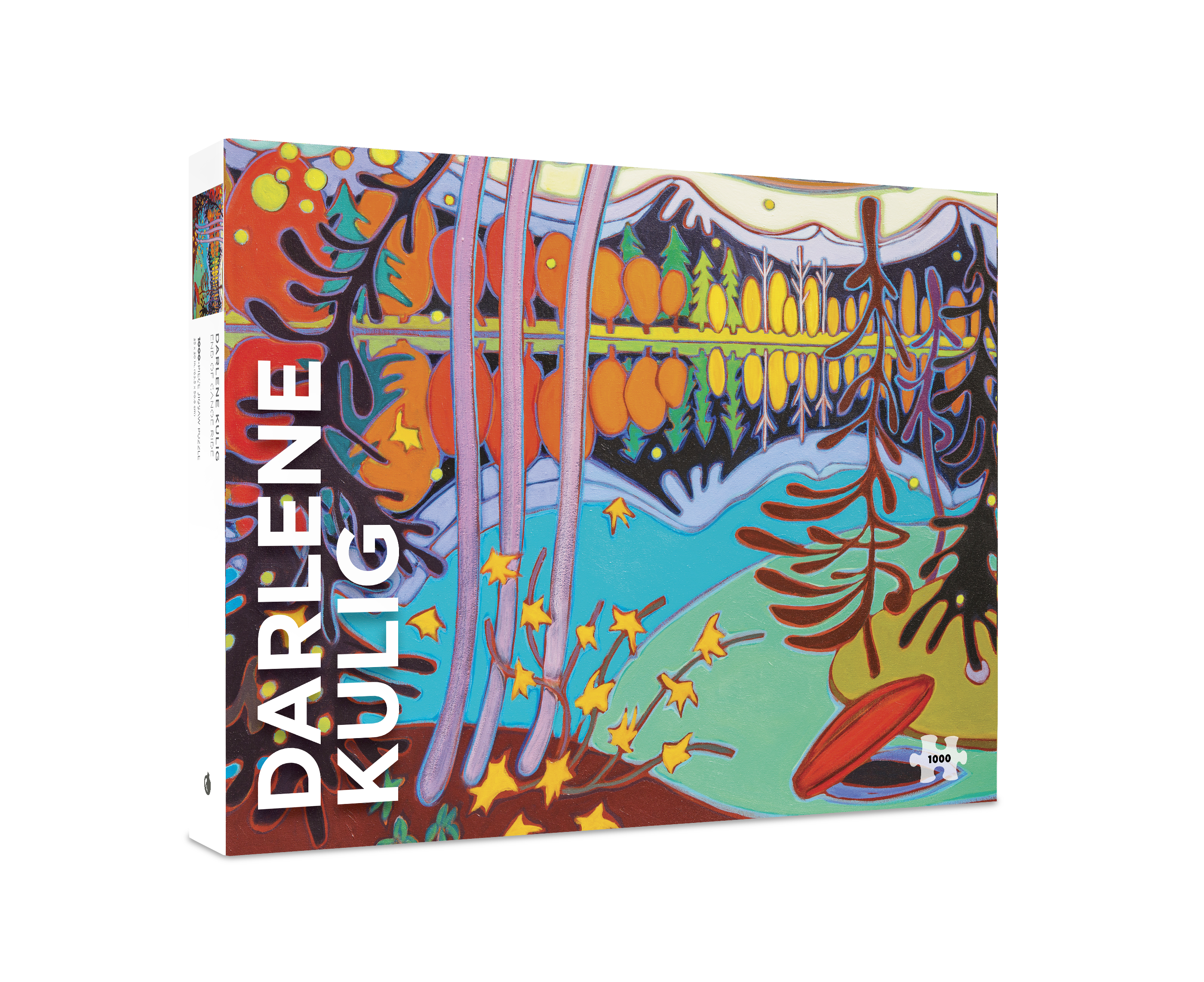 End of Canoe Ride by Darlene Kulig – 1000 Piece Jigsaw Puzzle (Pomegranate)