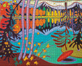 End of Canoe Ride by Darlene Kulig – 1000 Piece Jigsaw Puzzle (Pomegranate)