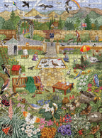 Alphabet Garden by Gale Pitt – 1000 Piece Jigsaw Puzzle (Pomegranate)