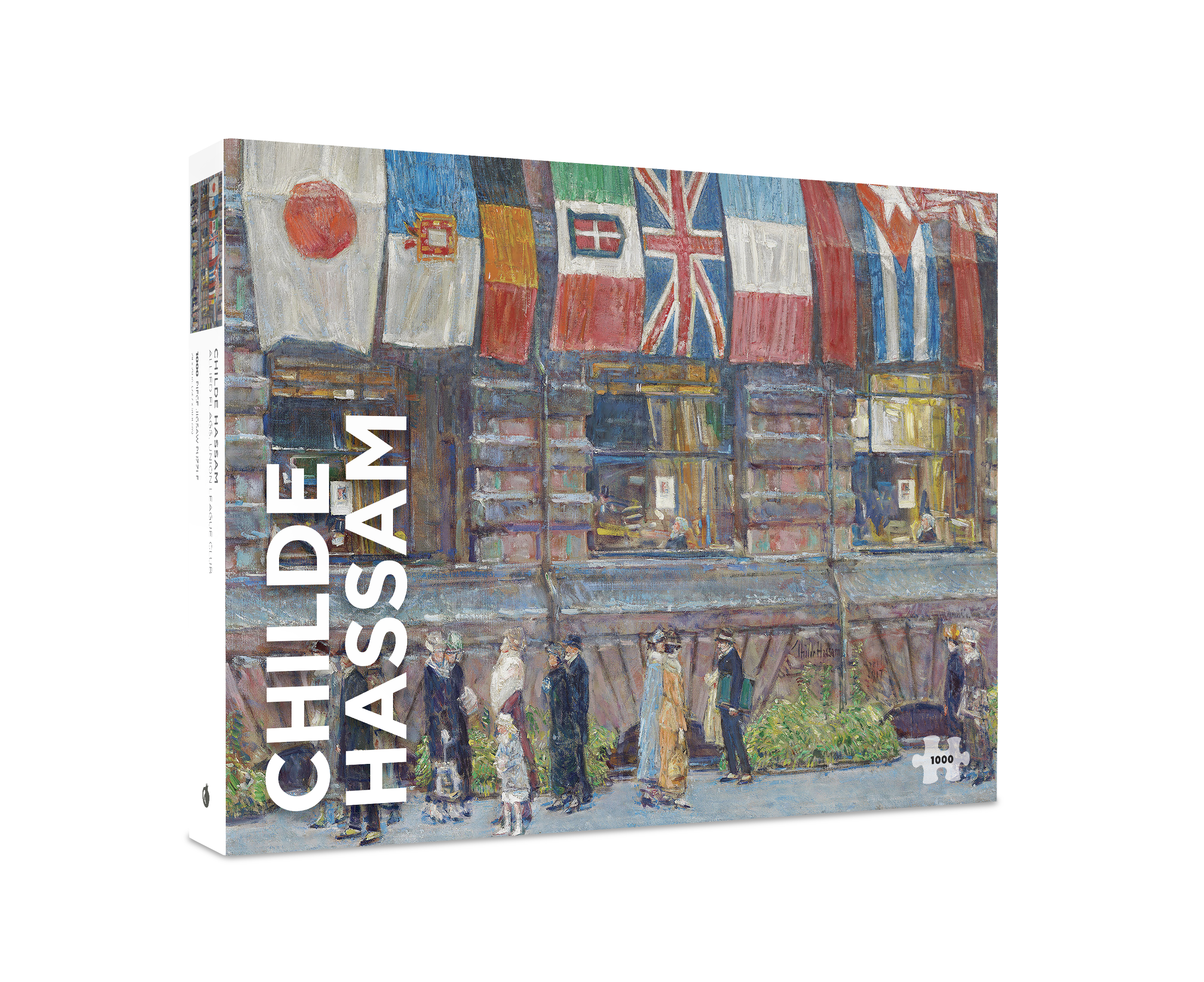 Allied Flags by Childe Hassam – 1000 Piece Jigsaw Puzzle (Pomegranate)