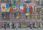 Allied Flags by Childe Hassam – 1000 Piece Jigsaw Puzzle (Pomegranate)