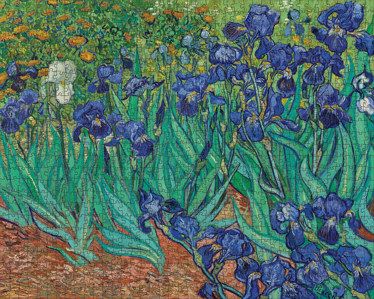 Made up: Irises by Vincent van Gogh – 1000 Piece Jigsaw Puzzle (Pomegranate)