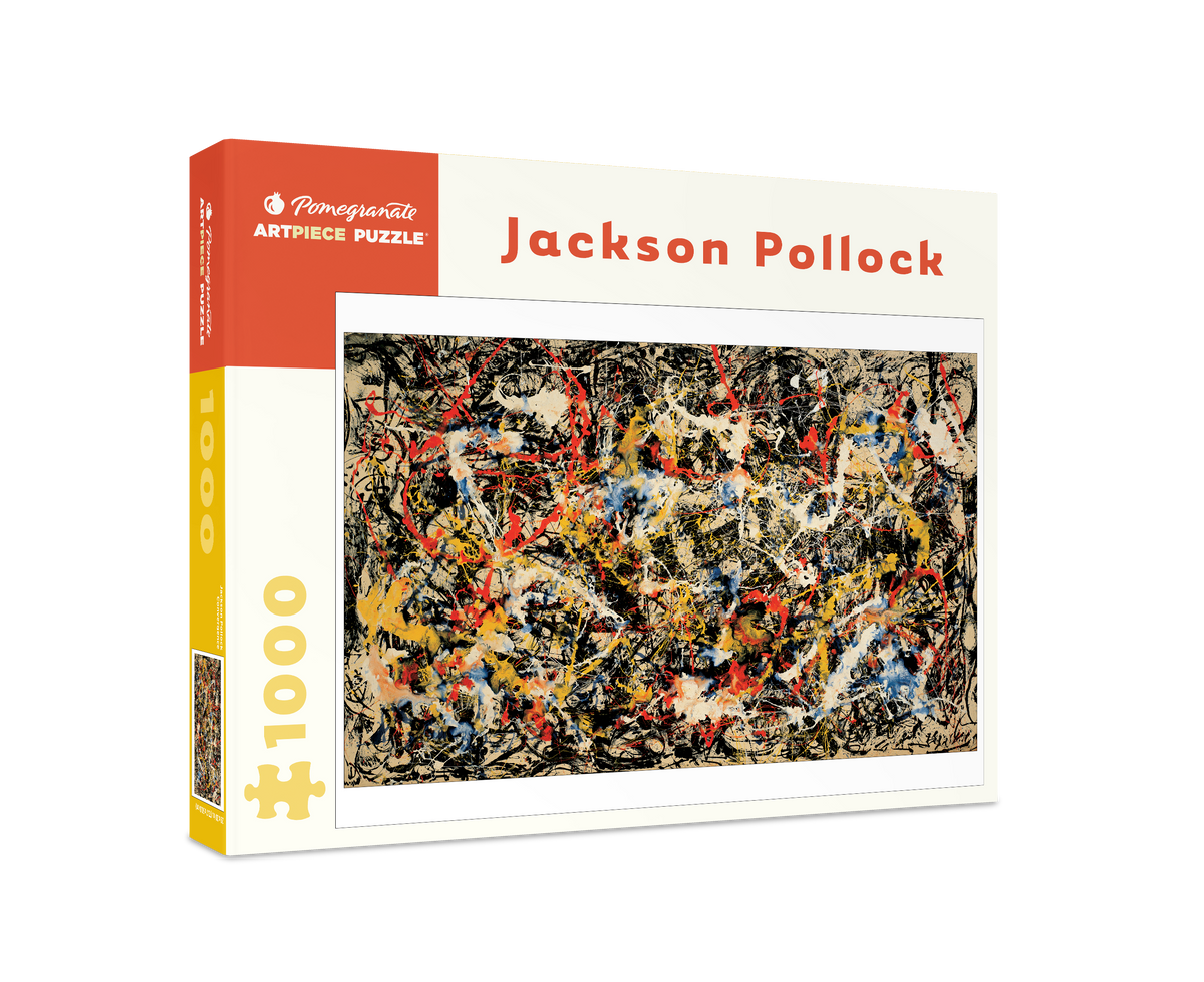 Box, turned right: Convergence by Jackson Pollock – 1000 Piece Jigsaw Puzzle (Pomegranate)