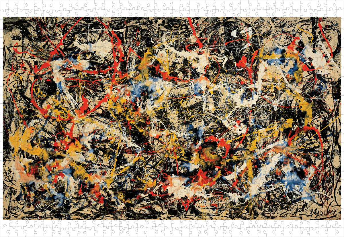 Made up: Convergence by Jackson Pollock – 1000 Piece Jigsaw Puzzle (Pomegranate)