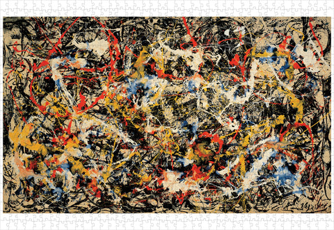 Made up: Convergence by Jackson Pollock – 1000 Piece Jigsaw Puzzle (Pomegranate)