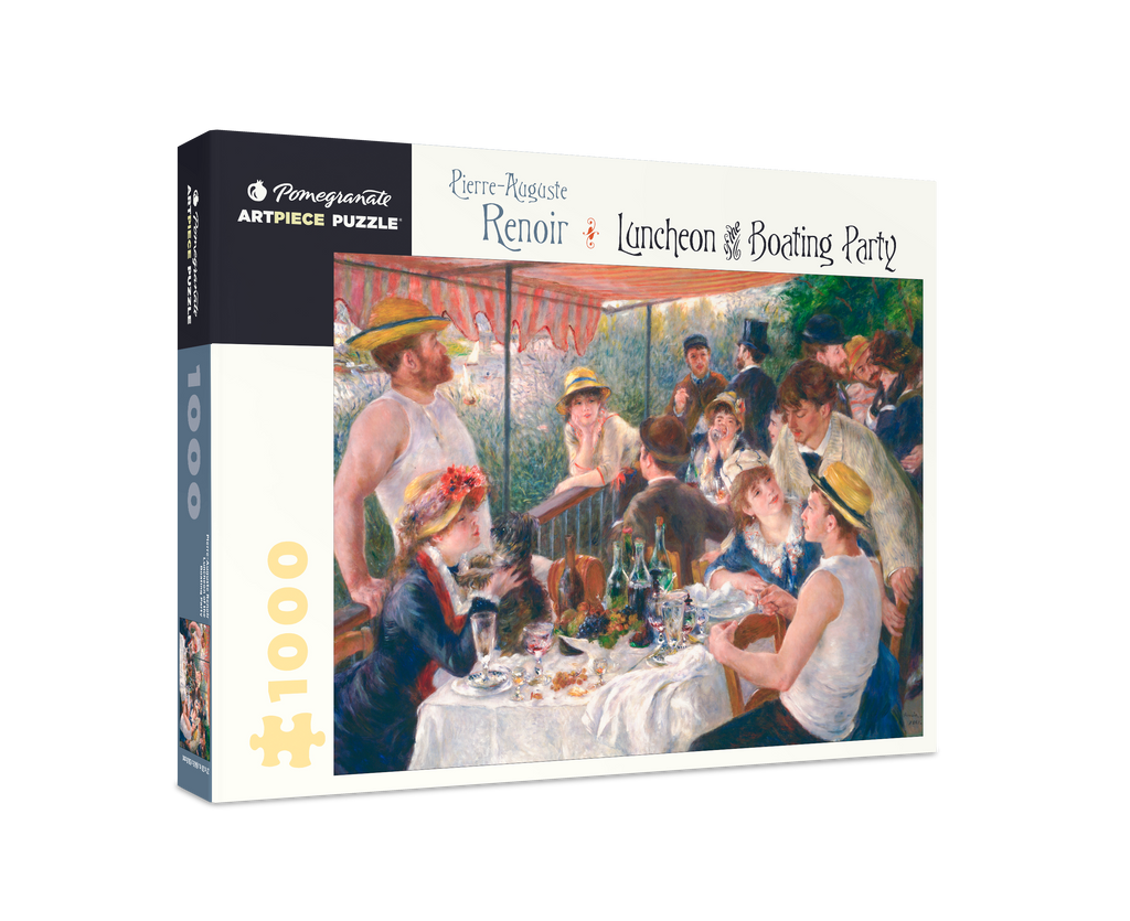 Box, turned right: Luncheon of the Boating Party by Pierre-Auguste Renoir – 1000 Piece Jigsaw Puzzle (Pomegranate)