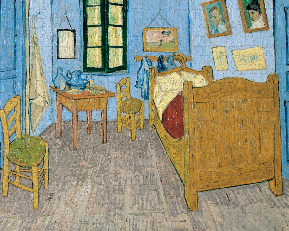 Made up: Van Gogh’s Bedroom at Arles by Vincent van Gogh – 1000 Piece Jigsaw Puzzle (Pomegranate)