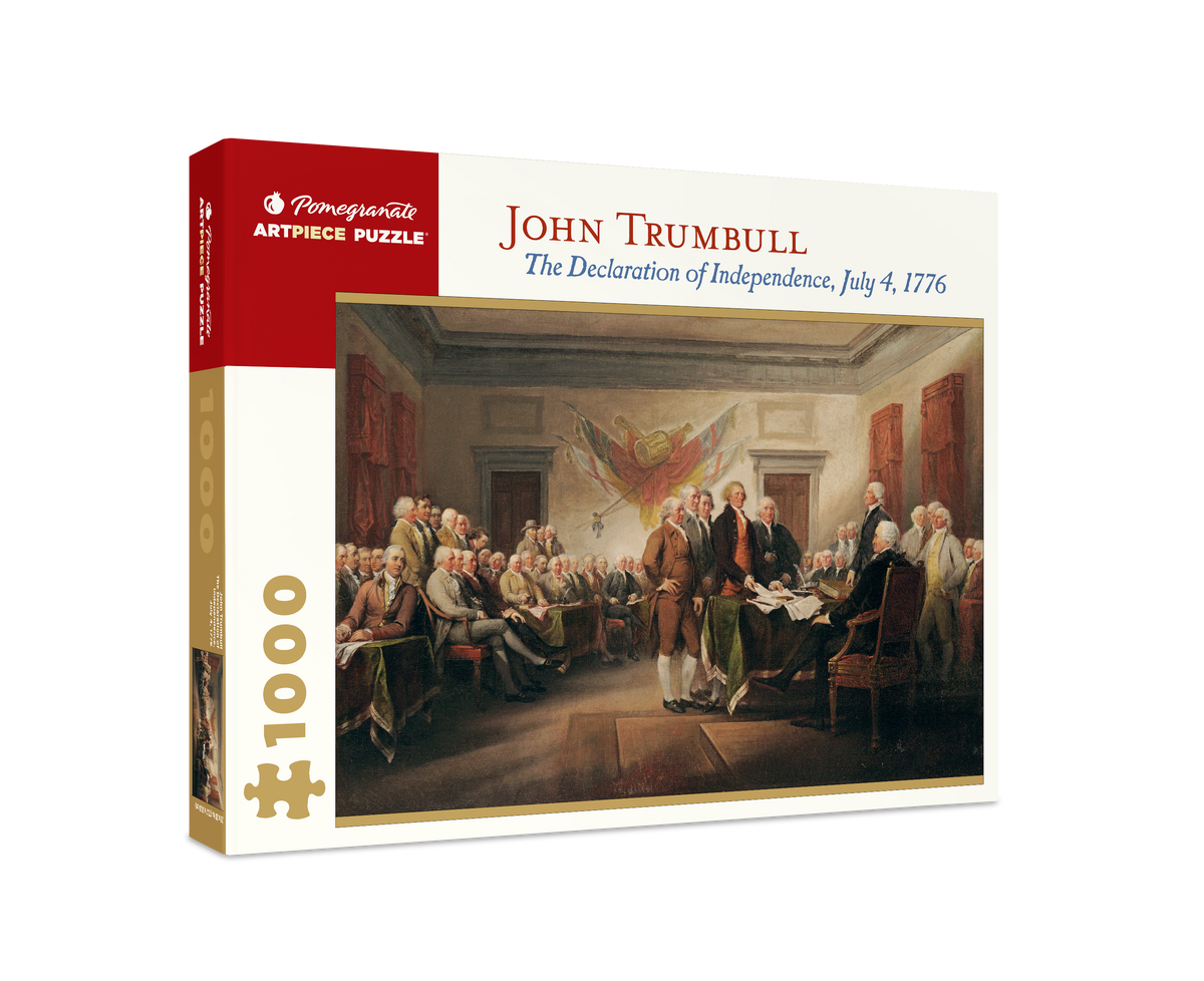 Box, turned right: The Declaration of Independence – 1000 Piece Jigsaw Puzzle (Pomegranate)