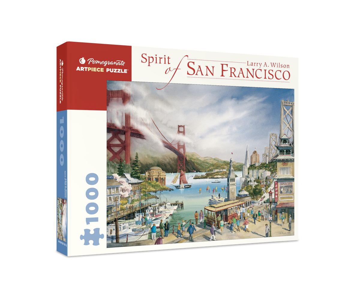 Box, turned right: Spirit of San Francisco by Larry A. Wilson – 1000 Piece Jigsaw Puzzle (Pomegranate)
