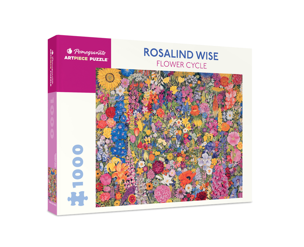 Box, turned right: Flower Cycle by Rosalind Wise – 1000 Piece Jigsaw Puzzle (Pomegranate)