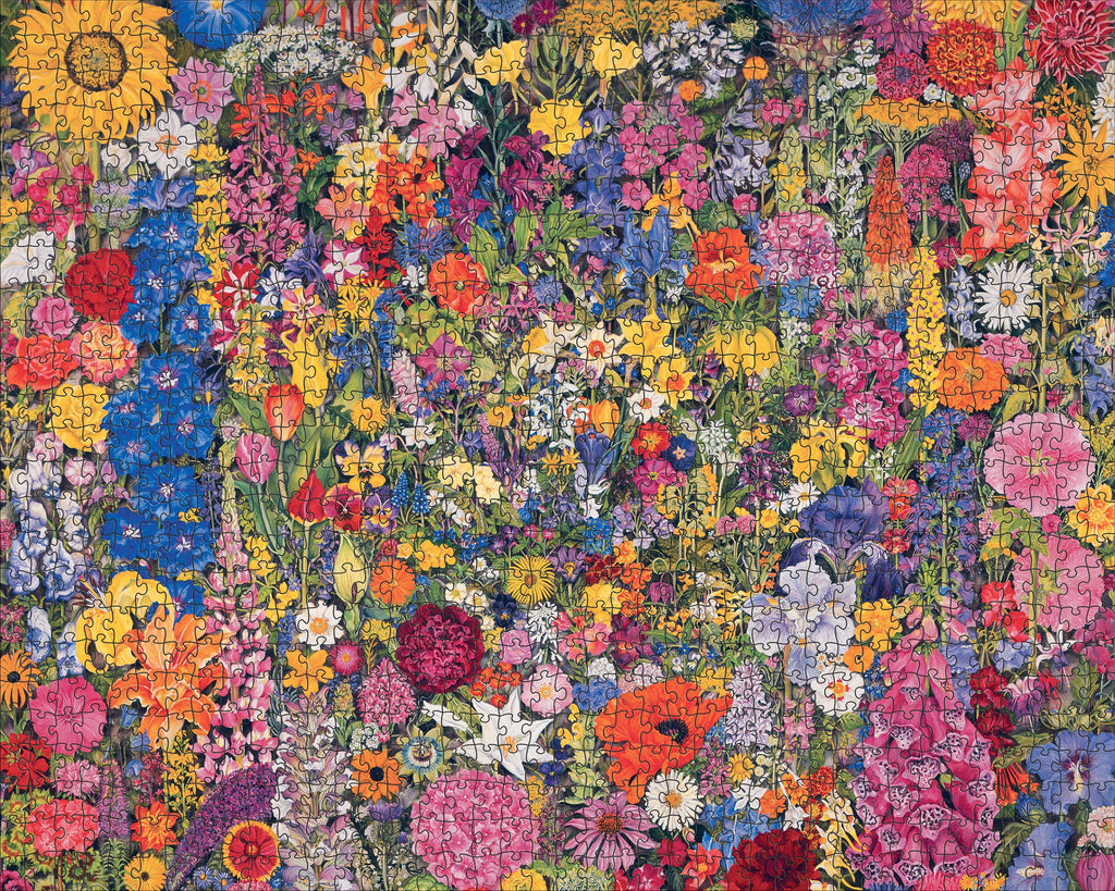 Made up: Flower Cycle by Rosalind Wise – 1000 Piece Jigsaw Puzzle (Pomegranate)