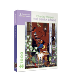 Box, turned right: The Sierra Range by Charley Harper – 1000 Piece Jigsaw Puzzle (Pomegranate)