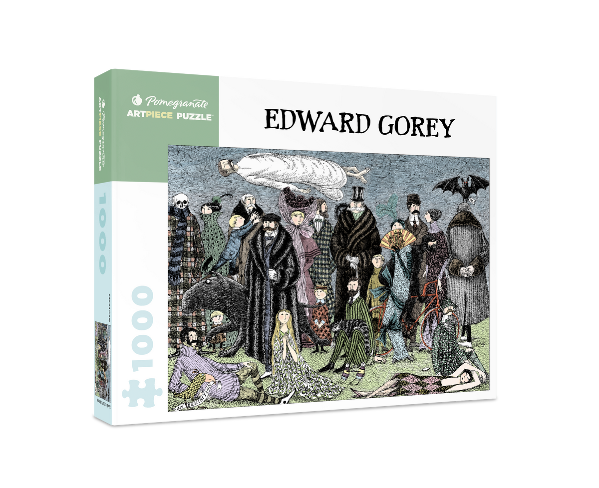 Box, turned right: 1000 Piece Jigsaw Puzzle by Edward Gorey (Pomegranate)