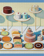 Made up: Cakes & Pies by Wayne Thiebaud – 1000 Piece Jigsaw Puzzle (Pomegranate)