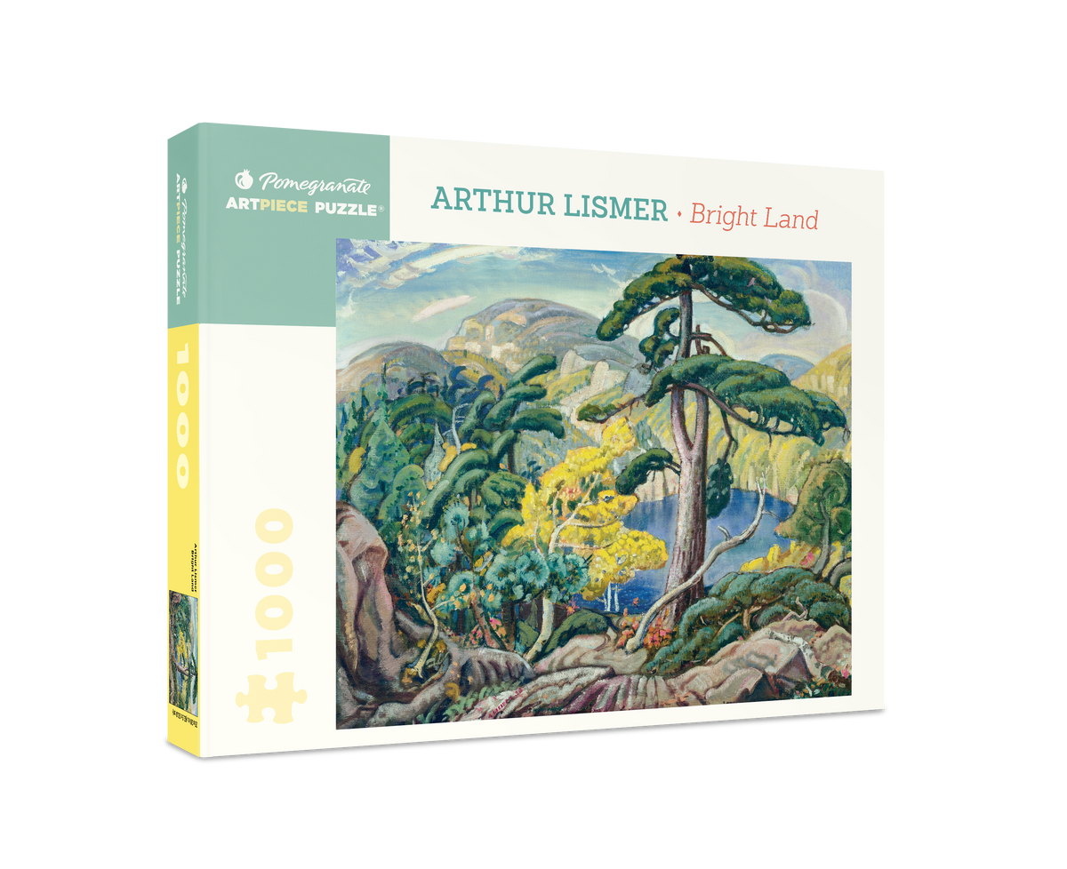 Box, turned right: Bright Land by Arthur Lismer – 1000 Piece Jigsaw Puzzle (Pomegranate)