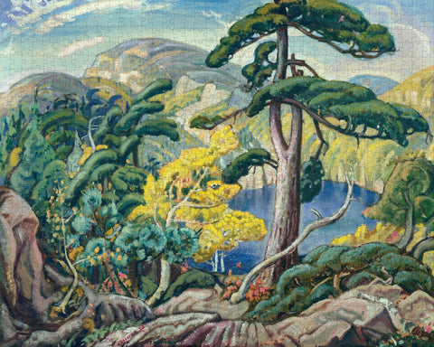 Made up: Bright Land by Arthur Lismer – 1000 Piece Jigsaw Puzzle (Pomegranate)