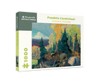 Box, turned right: Autumn Hillside by Franklin Carmichael – 1000 Piece Jigsaw Puzzle (Pomegranate)