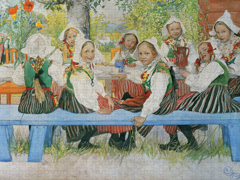 Made up: Kersti’s Birthday by Carl Larsson – 500 Piece Jigsaw Puzzle (Pomegranate)