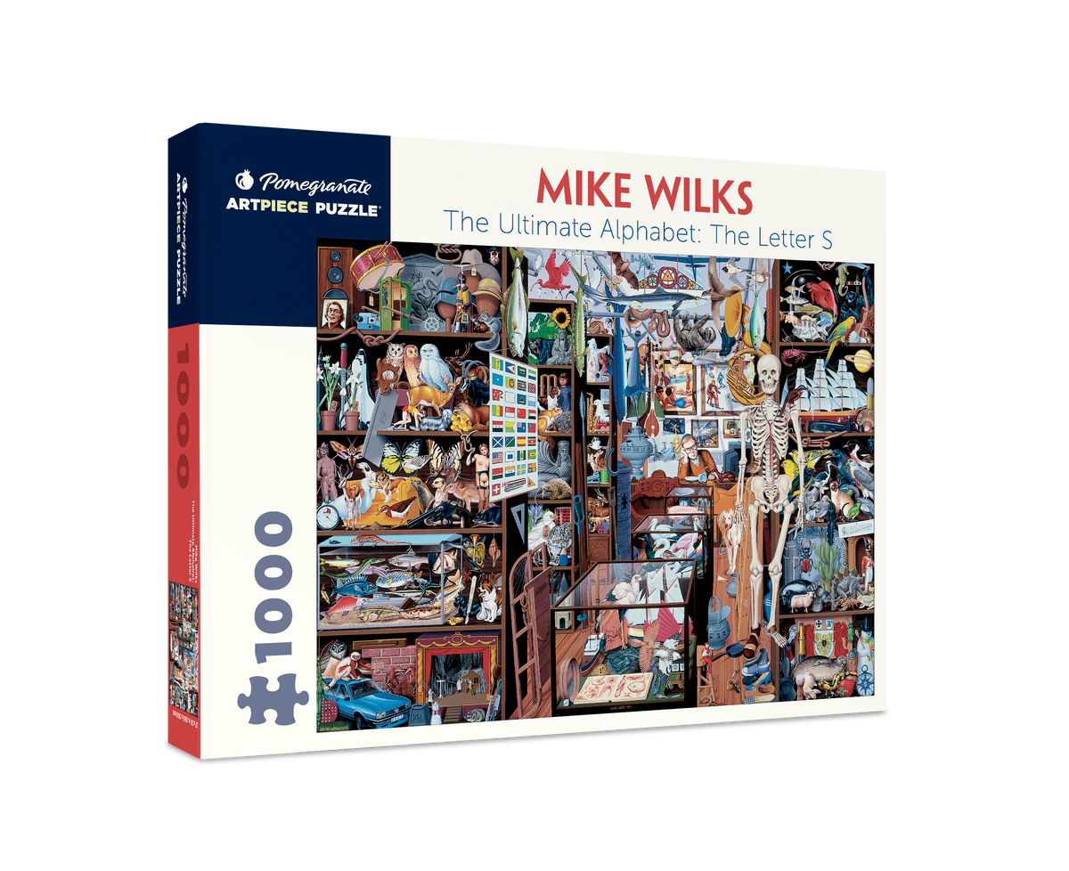 Box, turned right: The Ultimate Alphabet: The Letter S by Mike Wilks – 1000 Piece Jigsaw Puzzle (Pomegranate)