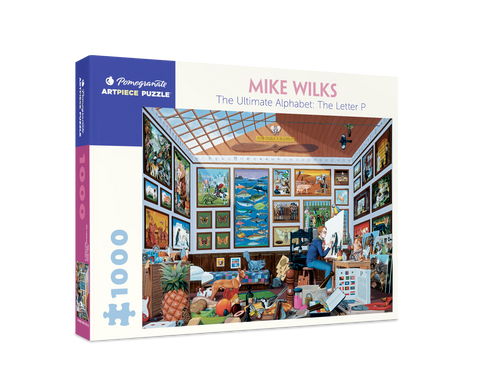 Box, turned right: The Ultimate Alphabet: The Letter P by Mike Wilks – 1000 Piece Jigsaw Puzzle (Pomegranate)