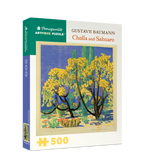 Box, turned right: Cholla and Sahuaro by Gustave Baumann – 500 Piece Jigsaw Puzzle (Pomegranate)