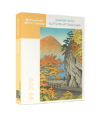 Box, turned right: Autumn at Saruiwa by Kawase Hasui – 500 Piece Jigsaw Puzzle (Pomegranate)