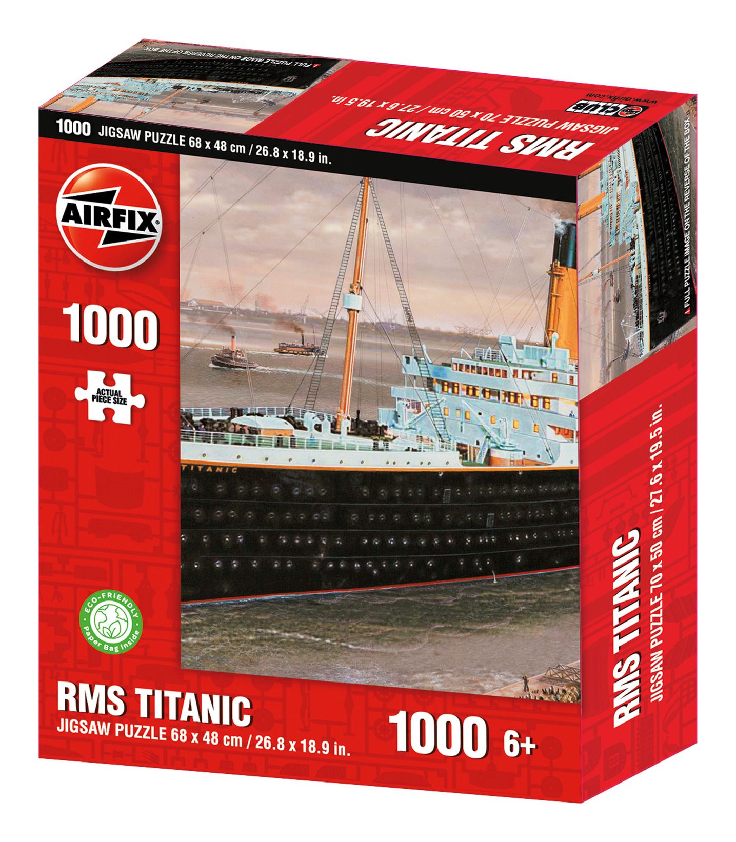 Kidicraft - Airfix HMS Titanic - 1000 Piece Jigsaw Puzzle