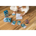 Puzzle in progress: Pieceful Mind: A Piece of Nature - 6-in-1 Mindfulness Jigsaw Puzzle Set (Jumbo)