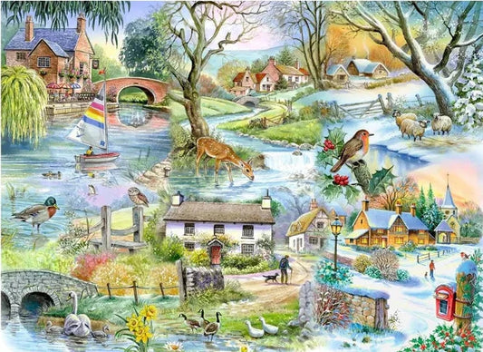 HOP - All Seasons - 500 Piece Jigsaw Puzzle