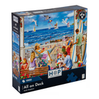 Box, turned right: All On Deck – 1000 Piece Jigsaw Puzzle (House of Puzzles)