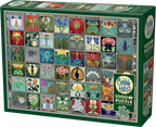 Art Nouveau Tiles – 1000 Piece Jigsaw Puzzle (Cobble Hill)