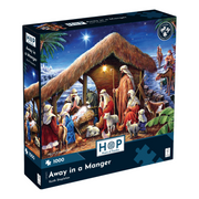 ** Pre-Order ** Away in a Manger by Keith Stapleton - 1000 Piece Jigsaw Puzzle (House of Puzzles)