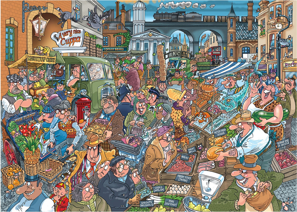 Artwork: Wasgij Destiny 26: Organic Overload – 1000 Piece Jigsaw Puzzle (Wasgij)