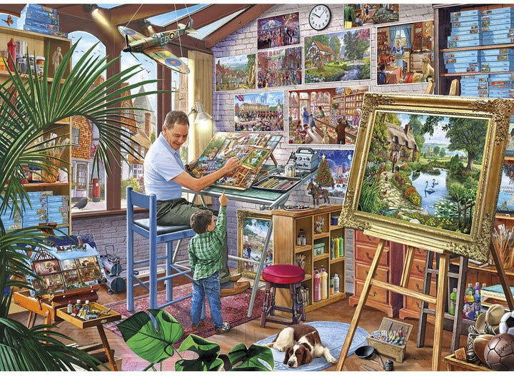 Artwork: A Work of Art – 1000 Piece Jigsaw Puzzle (Gibsons)