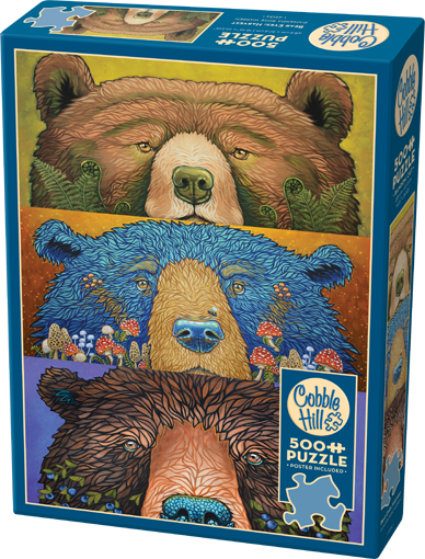 Bear Eyes: Harvest – 500 Piece Jigsaw Puzzle (Cobble Hill)