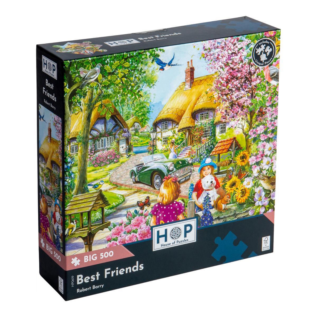 Box, turned right: Best Friends – 500 XL Piece Jigsaw Puzzle (House of Puzzles)