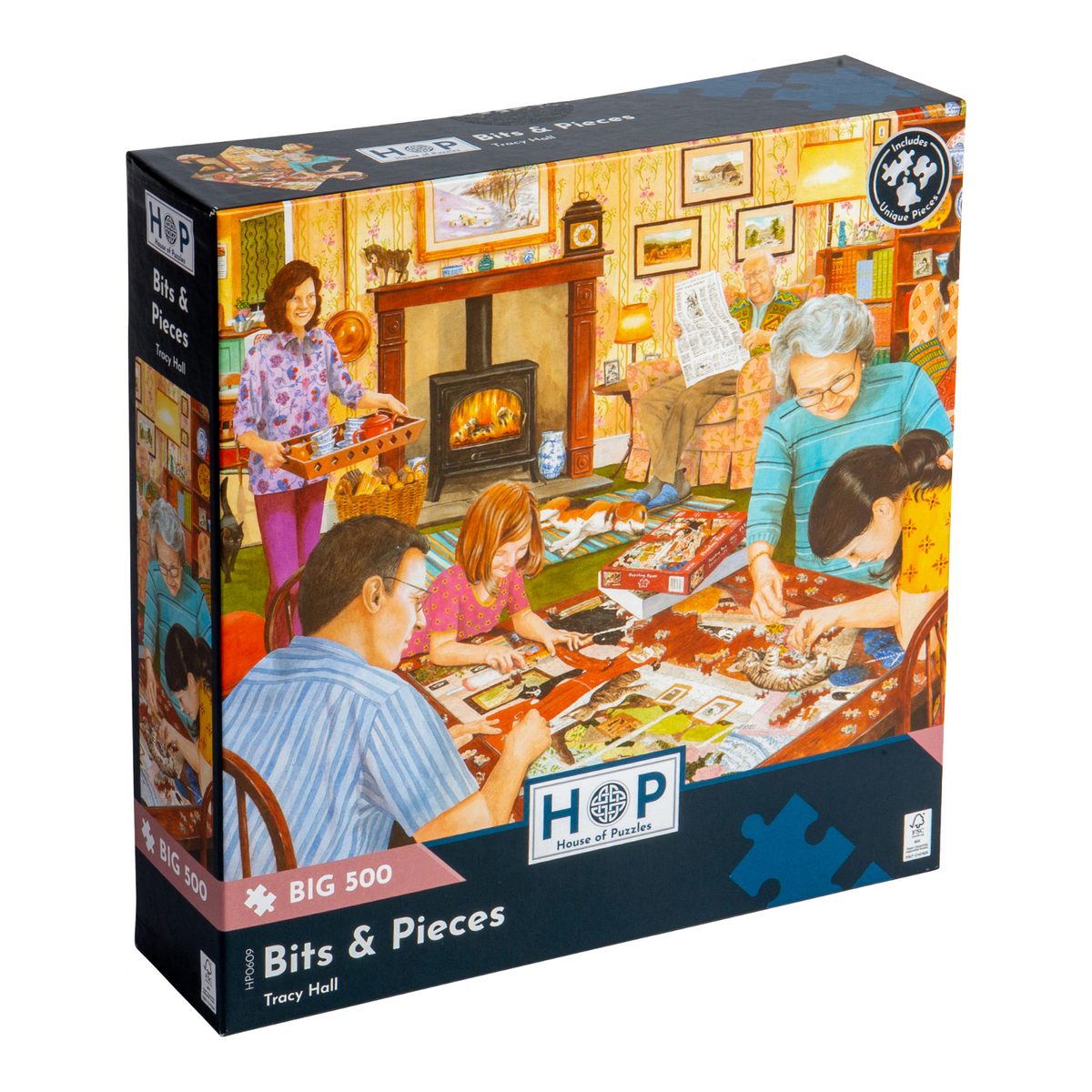 Box, turned left: BIG – 500 XL Piece Jigsaw Puzzle (House of Puzzles)