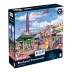 Box, turned right: Blackpool Promenade by Keith Stapleton – 500 XL Piece Jigsaw Puzzle (House of Puzzles)