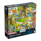 Box, turned right: Bloomin' Lovely – 500 XL Piece Jigsaw Puzzle (House of Puzzles)